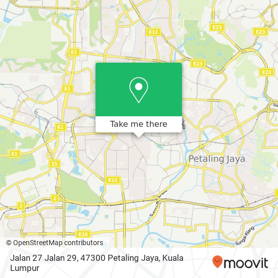 Jalan 27 Jalan 29, 47300 Petaling Jaya map