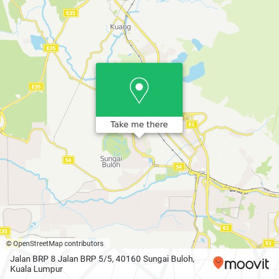 Peta Jalan BRP 8 Jalan BRP 5 / 5, 40160 Sungai Buloh