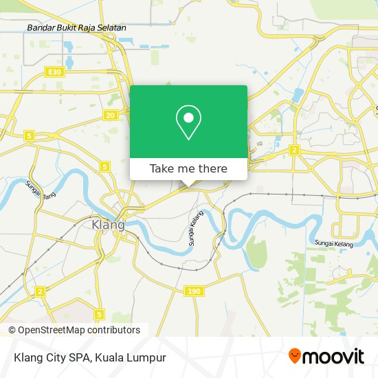 Klang City SPA map