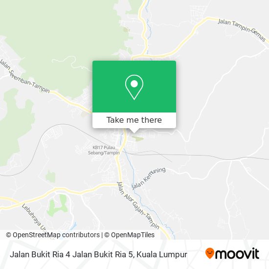 Jalan Bukit Ria 4 Jalan Bukit Ria 5 map