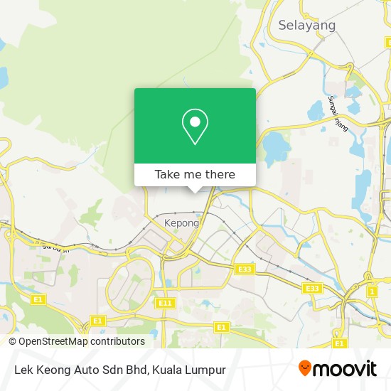 Lek Keong Auto Sdn Bhd map