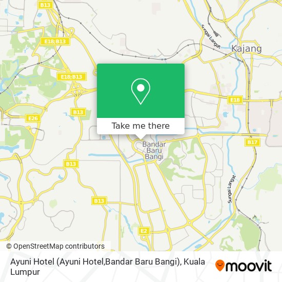 Ayuni Hotel (Ayuni Hotel,Bandar Baru Bangi) map