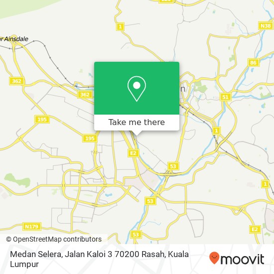 Medan Selera, Jalan Kaloi 3 70200 Rasah map