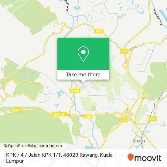 KPK / 4 / Jalan KPK 1 / 1, 48020 Rawang map