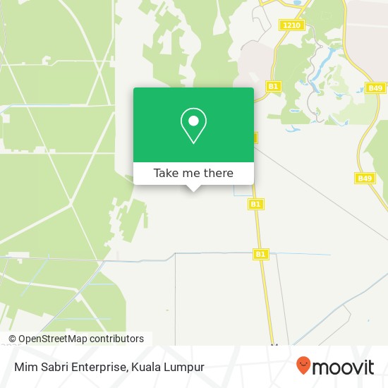 Peta Mim Sabri Enterprise, Lorong Mughni Kapar