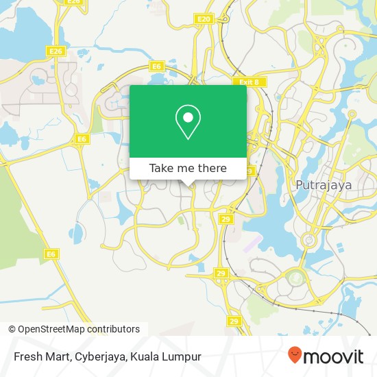 Fresh Mart, Cyberjaya map