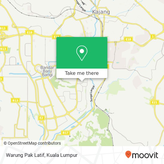 Warung Pak Latif map