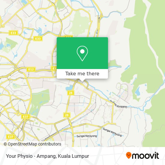 How to get to Your Physio - Ampang in Hulu Langat by Bus or MRT & LRT?