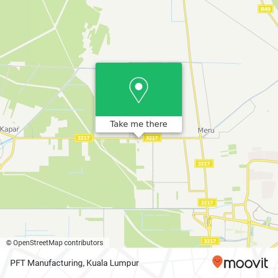 PFT Manufacturing map