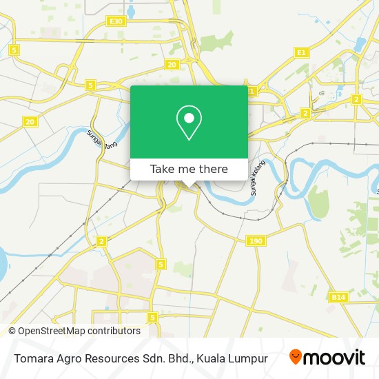 Tomara Agro Resources Sdn. Bhd. map