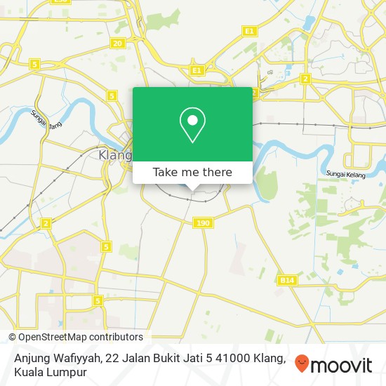 Anjung Wafiyyah, 22 Jalan Bukit Jati 5 41000 Klang map