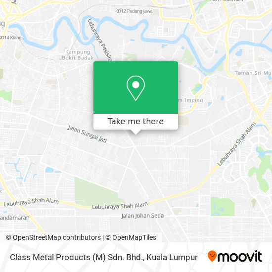 Class Metal Products (M) Sdn. Bhd. map