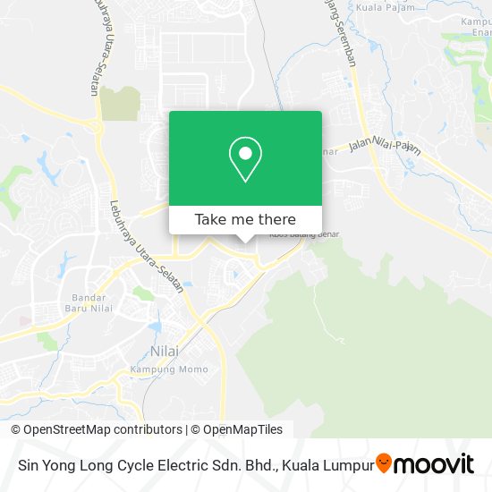 Peta Sin Yong Long Cycle Electric Sdn. Bhd.