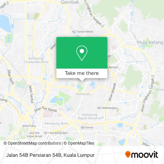 Peta Jalan 54B Persiaran 54B