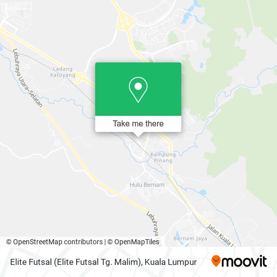 Elite Futsal (Elite Futsal Tg. Malim) map