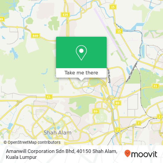 Peta Amanwill Corporation Sdn Bhd, 40150 Shah Alam