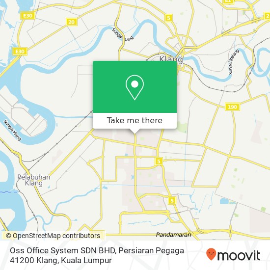 Oss Office System SDN BHD, Persiaran Pegaga 41200 Klang map