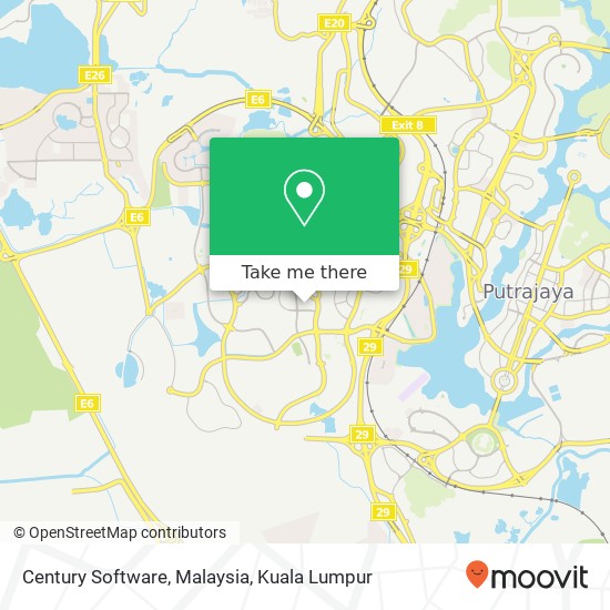 Century Software, Malaysia map