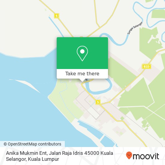 Anika Mukmin Ent, Jalan Raja Idris 45000 Kuala Selangor map