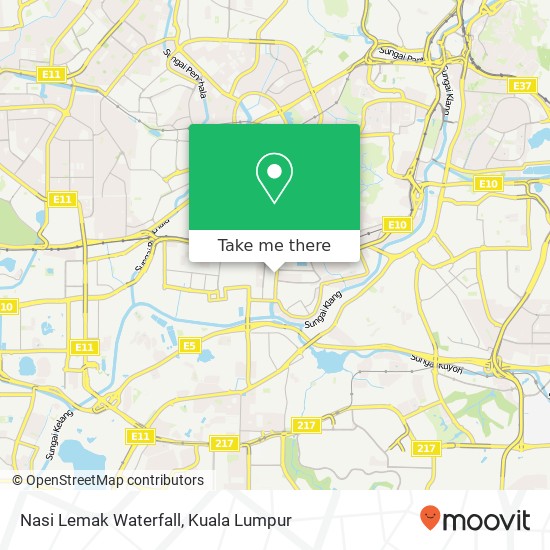 Nasi Lemak Waterfall map