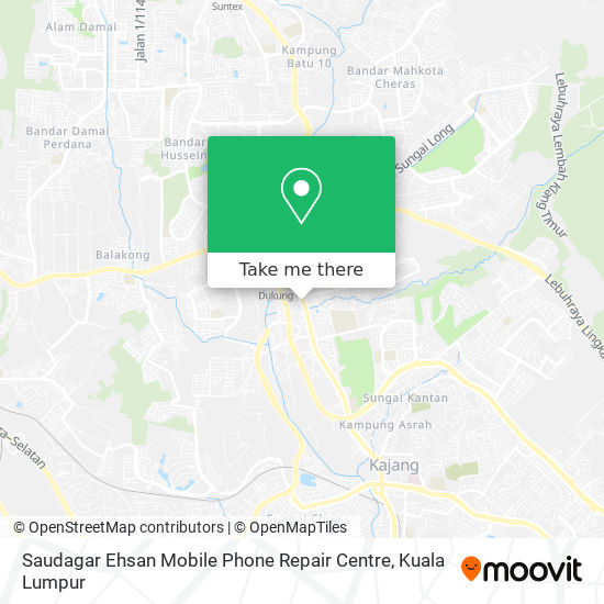Peta Saudagar Ehsan Mobile Phone Repair Centre