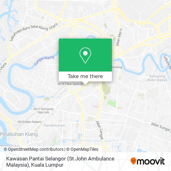 Kawasan Pantai Selangor (St.John Ambulance Malaysia) map