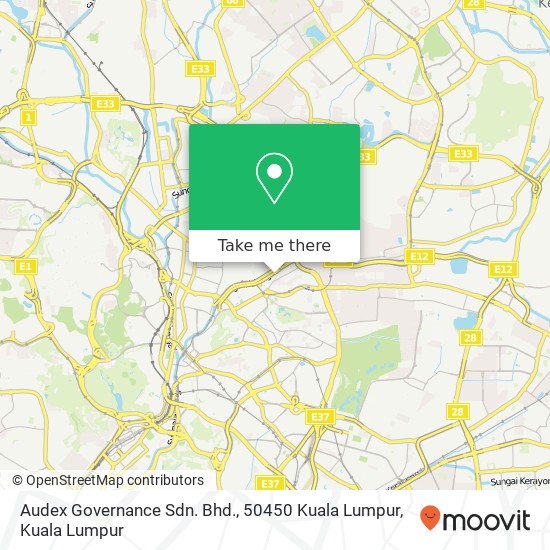 Audex Governance Sdn. Bhd., 50450 Kuala Lumpur map