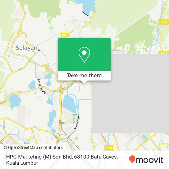 Peta HPG Marketing (M) Sdn Bhd, 68100 Batu Caves