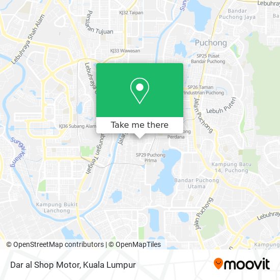 Dar al Shop Motor map