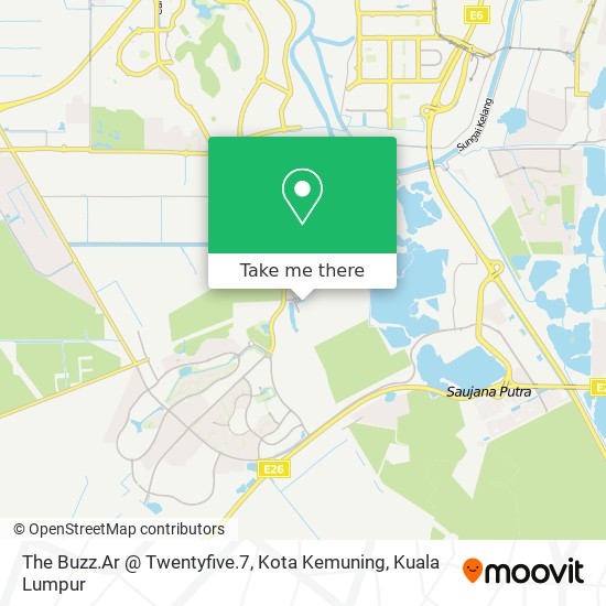 The Buzz.Ar @ Twentyfive.7, Kota Kemuning map