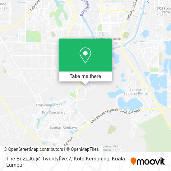 The Buzz.Ar @ Twentyfive.7, Kota Kemuning map