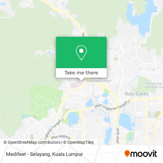 Peta Medifeet - Selayang