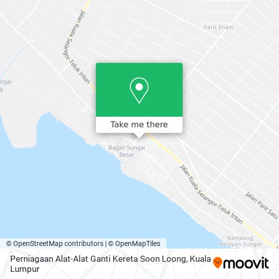 Peta Perniagaan Alat-Alat Ganti Kereta Soon Loong