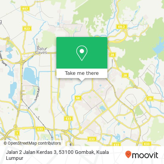 Jalan 2 Jalan Kerdas 3, 53100 Gombak map