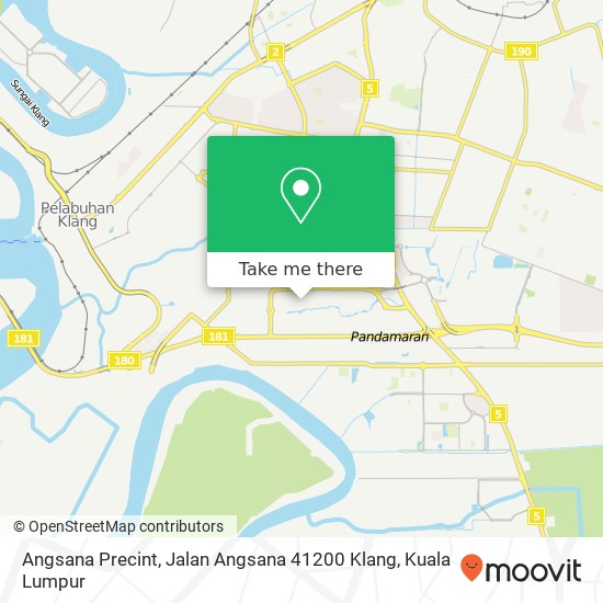 Angsana Precint, Jalan Angsana 41200 Klang map