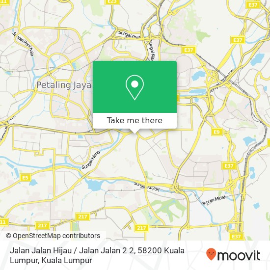 Jalan Jalan Hijau / Jalan Jalan 2 2, 58200 Kuala Lumpur map