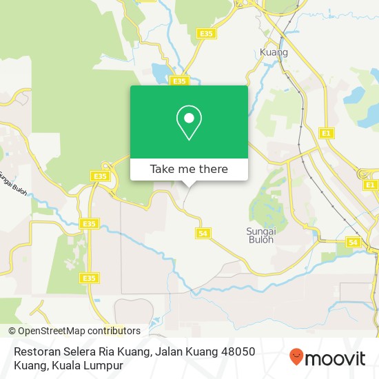 Restoran Selera Ria Kuang, Jalan Kuang 48050 Kuang map