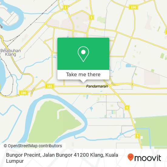 Bungor Precint, Jalan Bungor 41200 Klang map