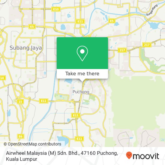 Airwheel Malaysia (M) Sdn. Bhd., 47160 Puchong map