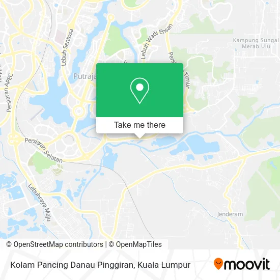 Kolam Pancing Danau Pinggiran map