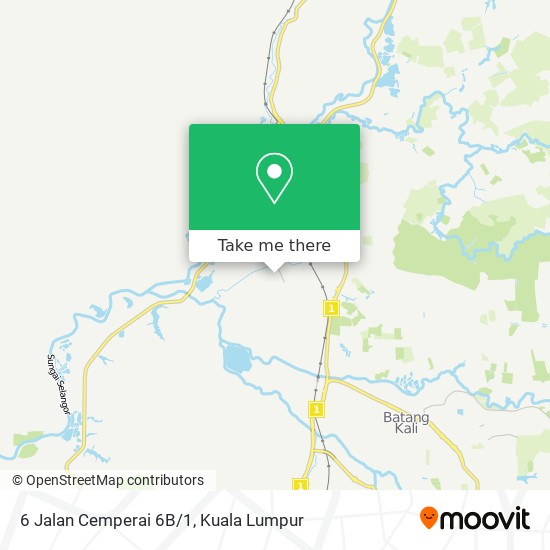 Peta 6 Jalan Cemperai 6B/1