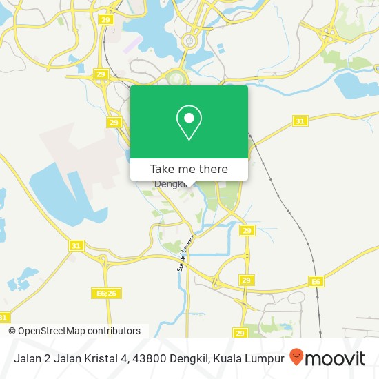 Jalan 2 Jalan Kristal 4, 43800 Dengkil map