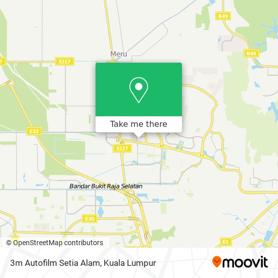 3m Autofilm Setia Alam map