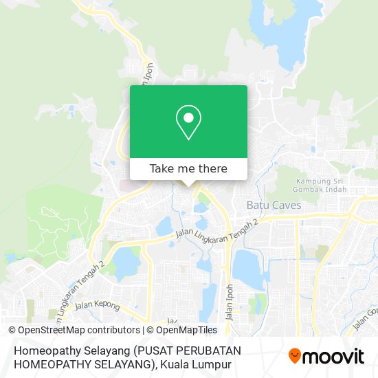 Homeopathy Selayang (PUSAT PERUBATAN HOMEOPATHY SELAYANG) map