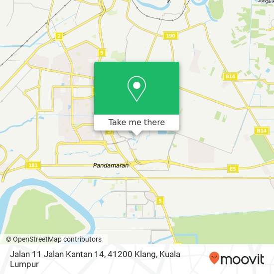 Jalan 11 Jalan Kantan 14, 41200 Klang map