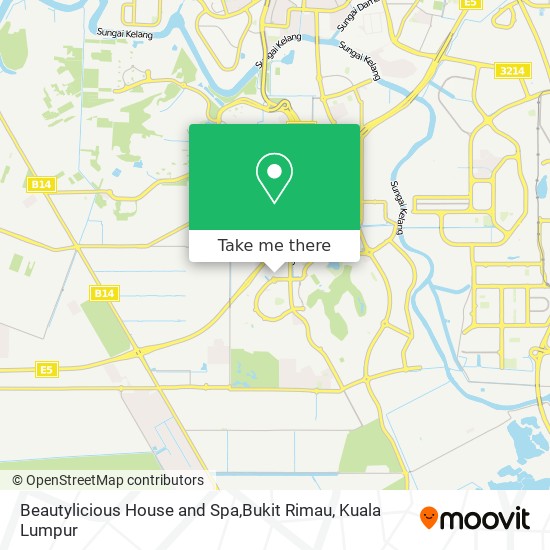 Beautylicious House and Spa,Bukit Rimau map