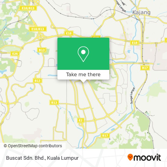 Buscat Sdn. Bhd. map
