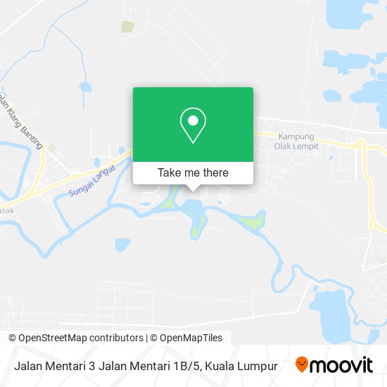 Peta Jalan Mentari 3 Jalan Mentari 1B / 5, 42700 Banting