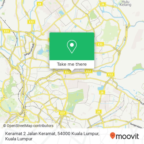 Peta Keramat 2 Jalan Keramat, 54000 Kuala Lumpur