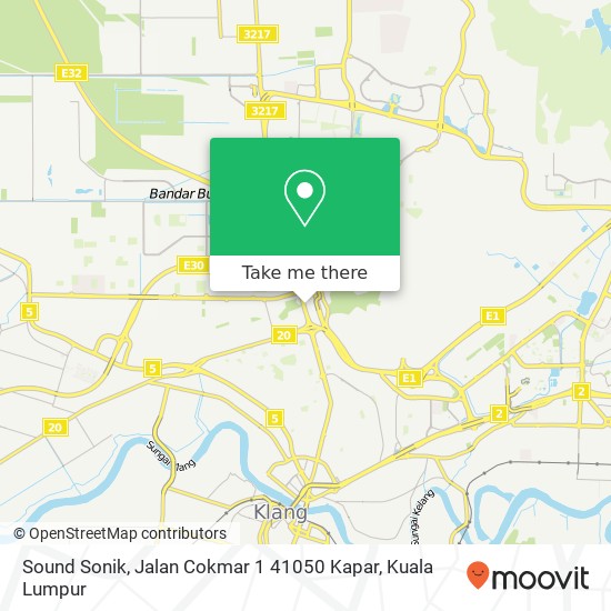 Sound Sonik, Jalan Cokmar 1 41050 Kapar map